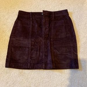 Corduroy skirt